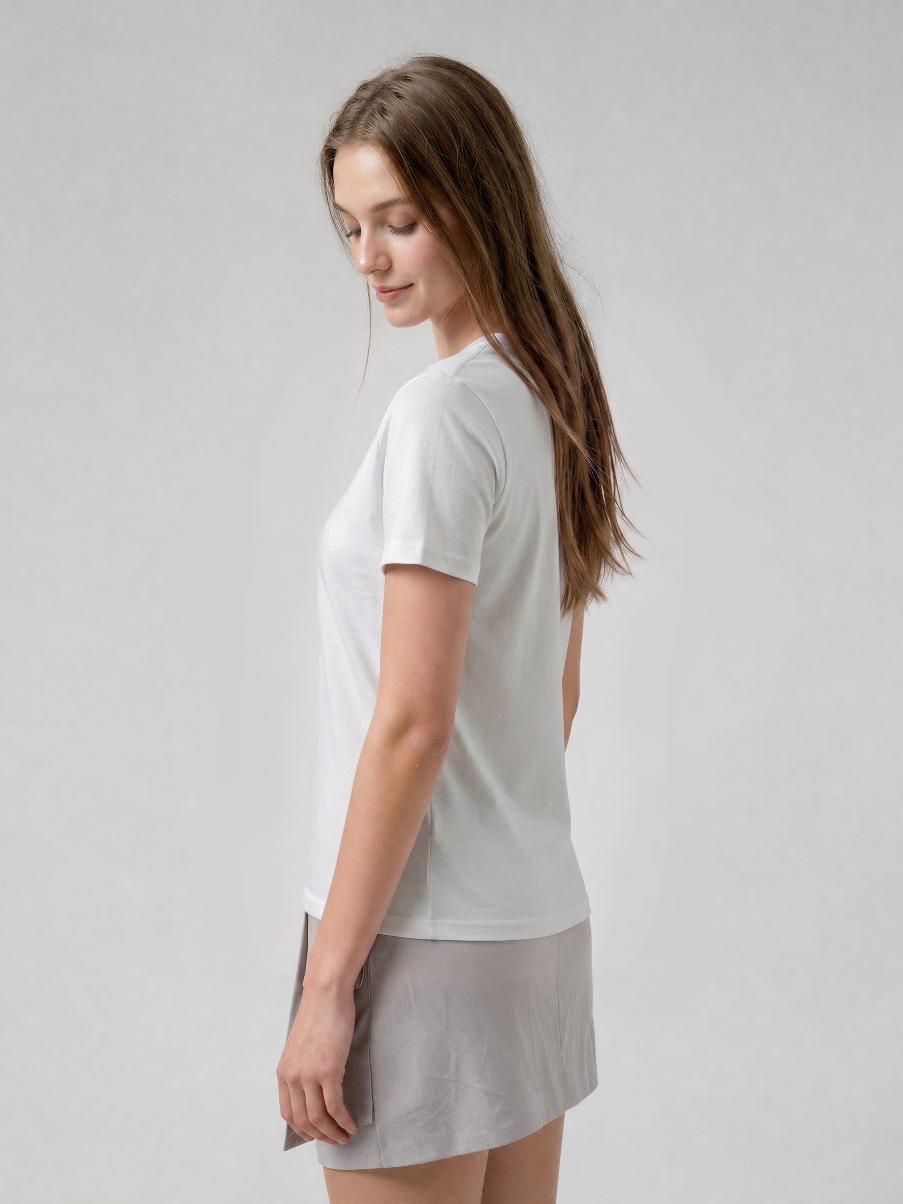 Umakeo 180g full cotton t-shirt for women