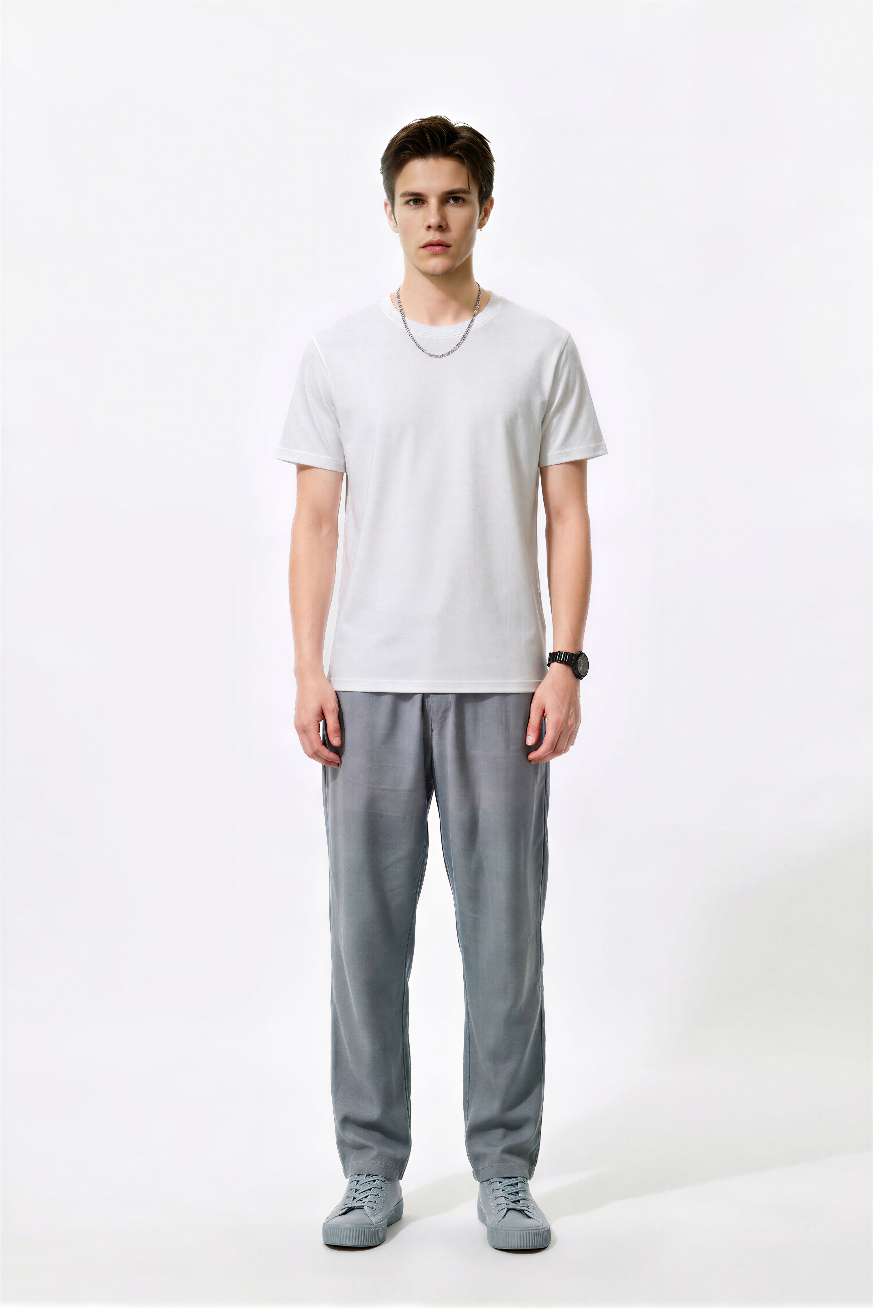 Umakeo 180g full cotton T-shirt  for men