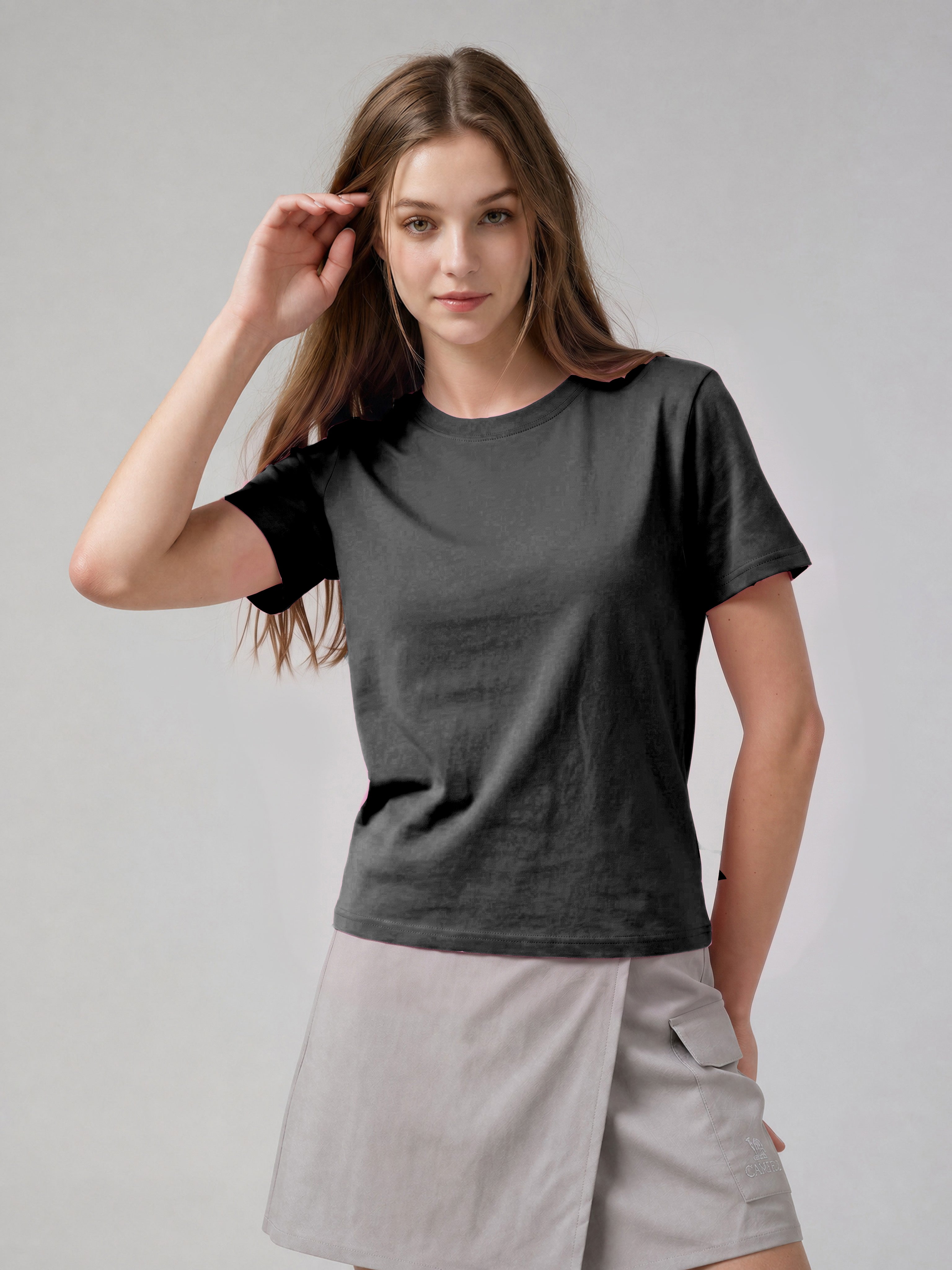 Umakeo 180g full cotton t-shirt for women