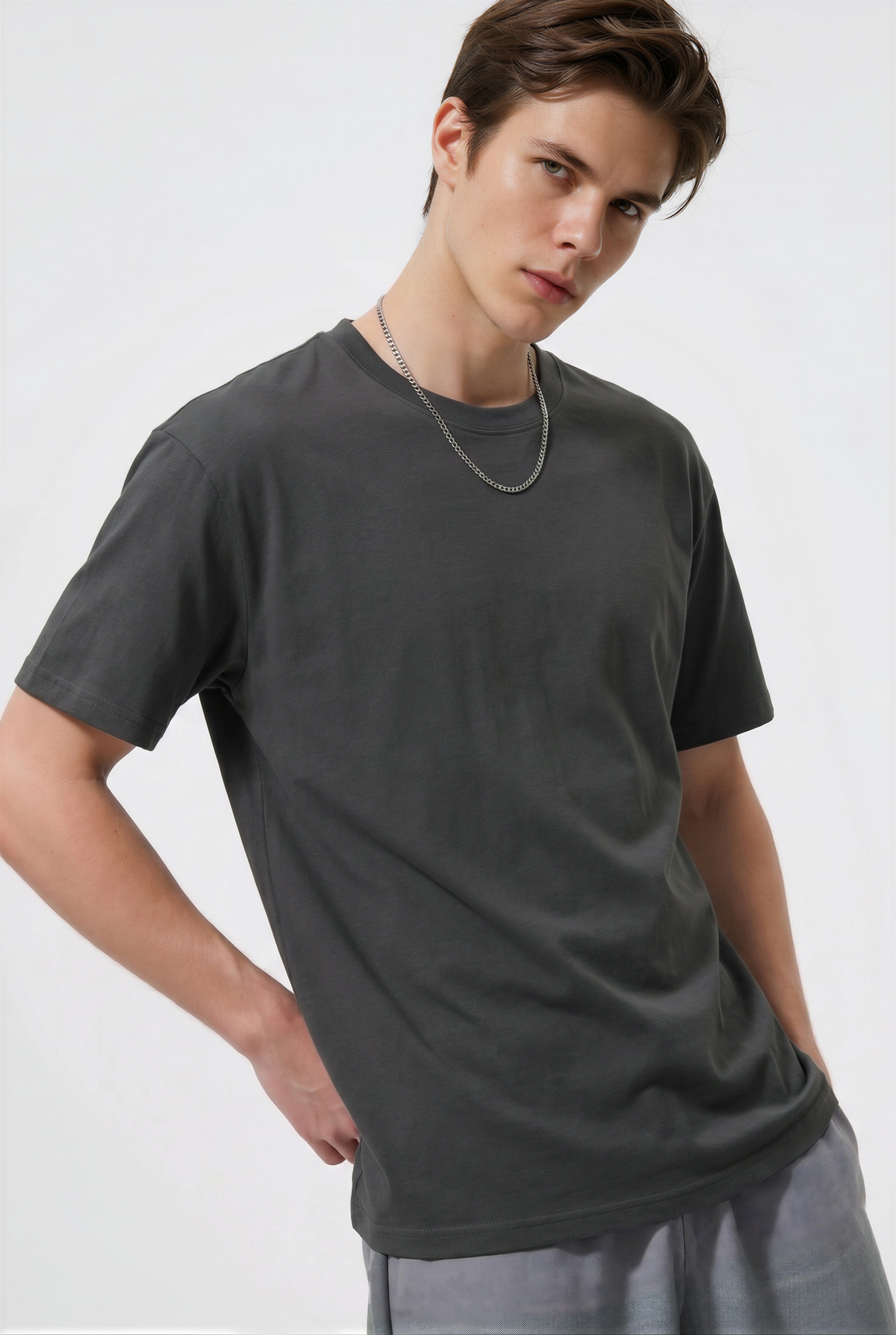 Umakeo 200g full cotton t-shirt for men/women Various color