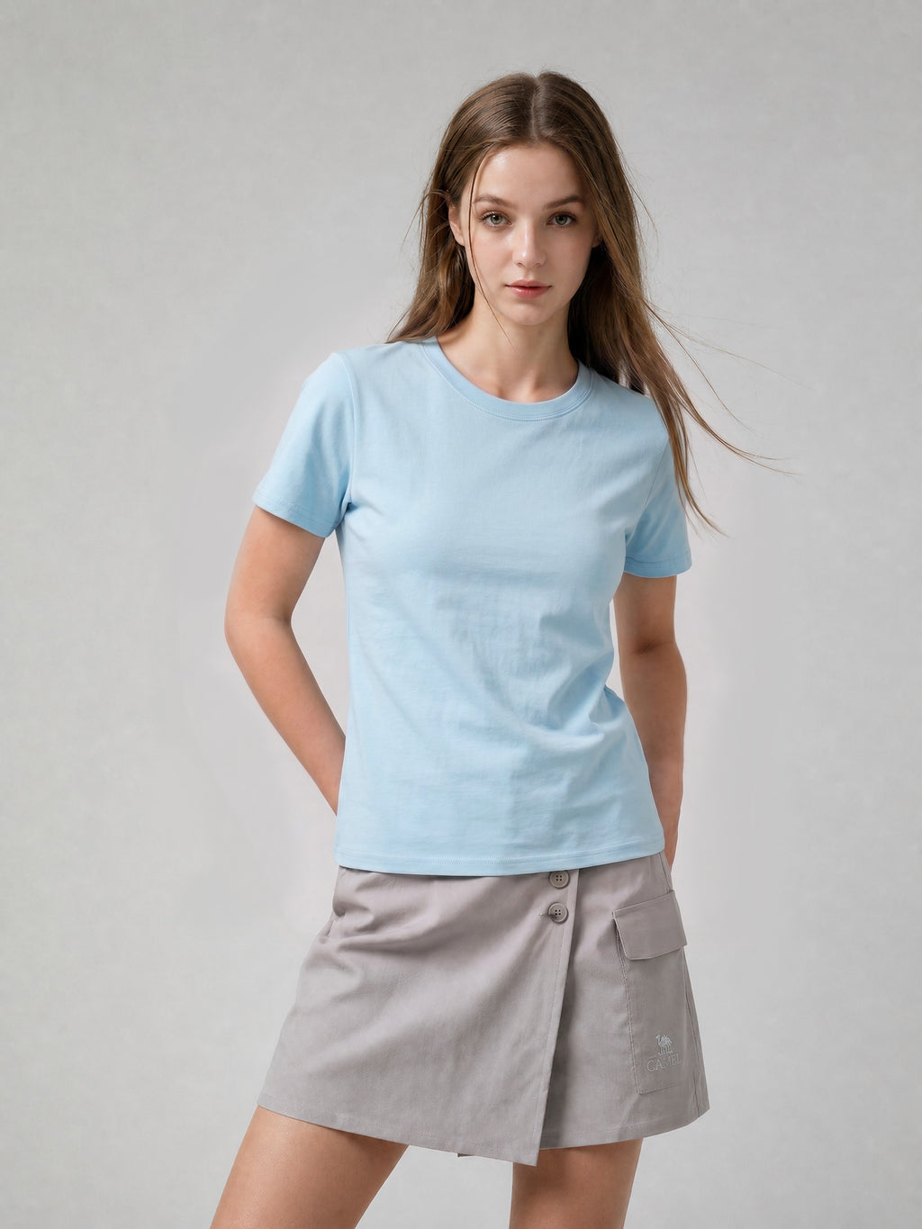 Umakeo 200g full cotton t-shirt for men/women Various color