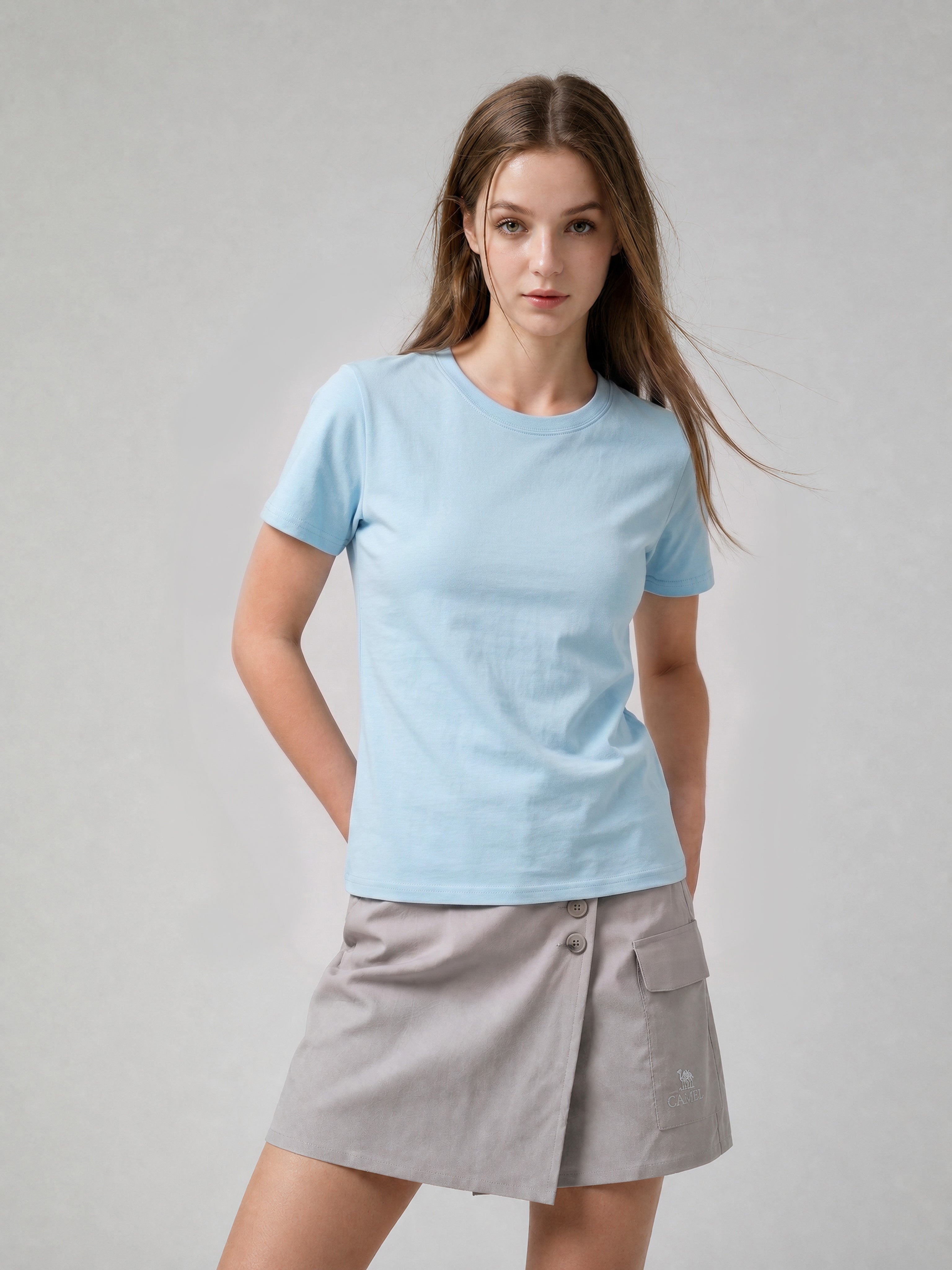Umakeo 200g full cotton t-shirt for men/women Various color